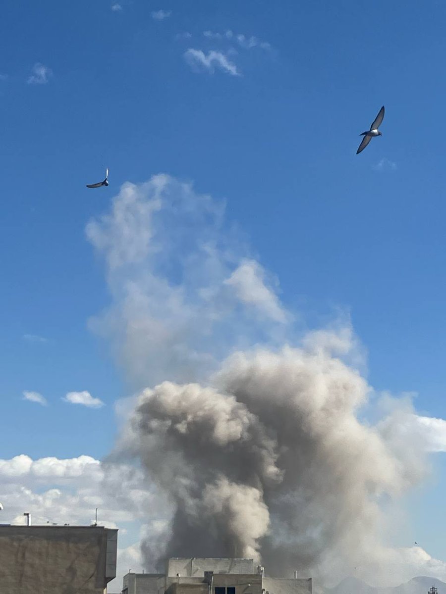 Eyewitness:
Imam Ali Officers' Academy has been hit.
Southeastern Tehran, #Tehran Province, #Iran