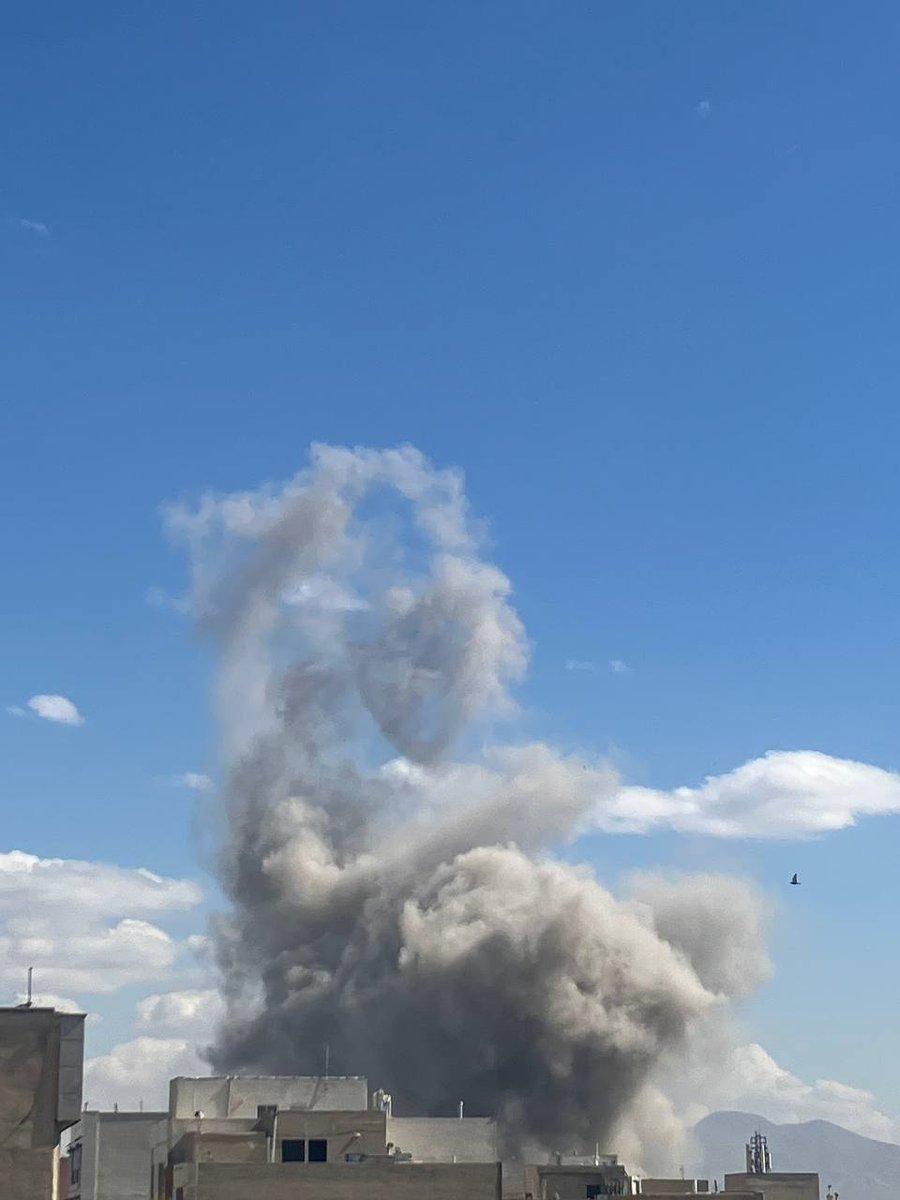 Eyewitness: Imam Ali Officers' Academy has been hit. Southeastern Tehran, #Tehran Province, #Iran
