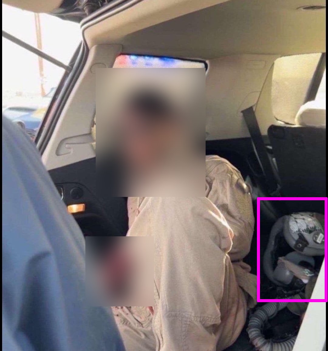 An alleged photo of a downed F-15 pilot in Kuwait has been analyzed, with a partial helmet matched to the USAF 335th Fighter Squadron.