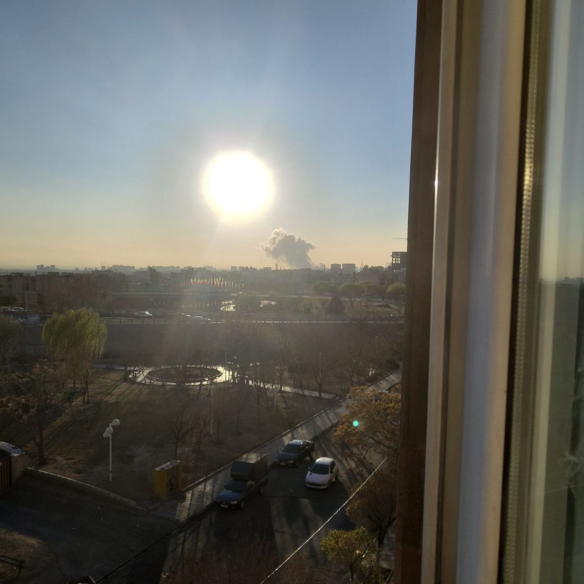 Two explosions have been reported in western Tehran, Iran.