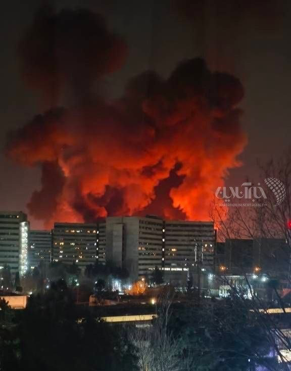 Post identifying specific locations behind Ekbatan town and Mehrabad airport in western Tehran, Iran.