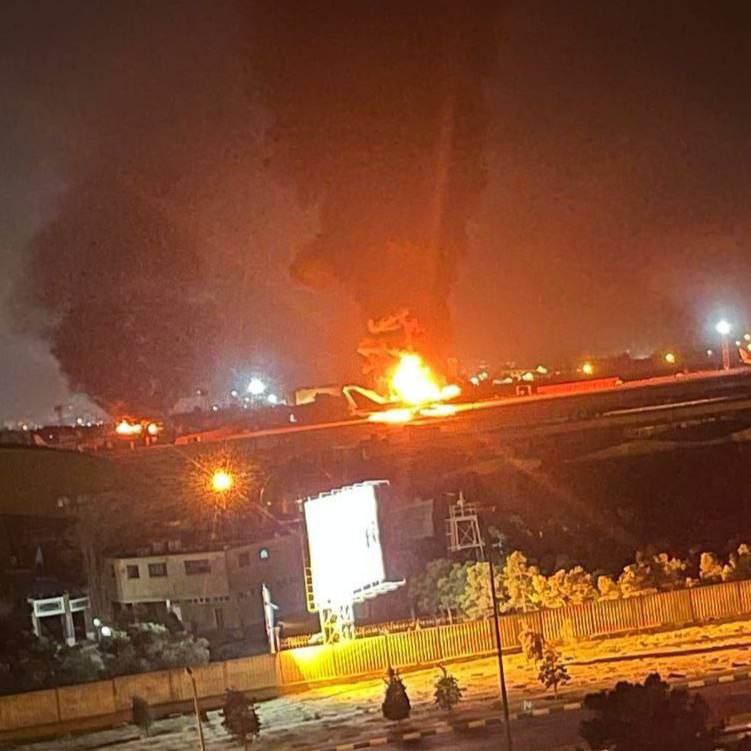 :( من المحتمل جداً أن تكون طائرة KC-747 قد فُقدت في مطار مهرآباد، #محافظة_طهران، #إيران