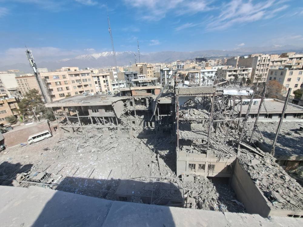 IRGC Basij Beheshti HQ in Tehran Was targeted on March 3rd, 2026 @ 1400Z
(Coords: 35.7305, 51.4819)
#Tehran Province, #Iran
(Via @Vahid)