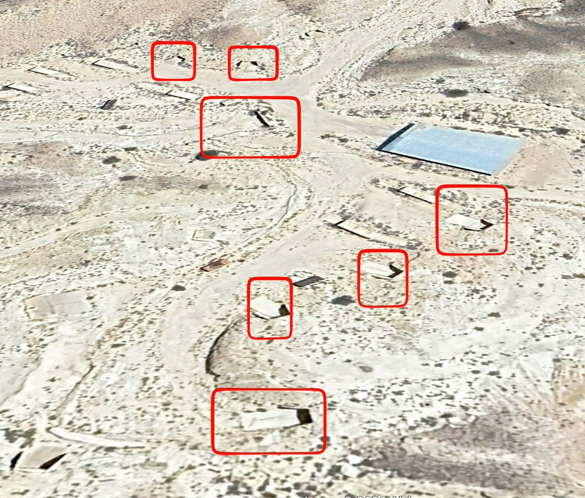 A substantial underground missile base has been identified near Bastak, Hormozgan Province, Iran, with local reports of 10-15 explosions on 16 Esfand.