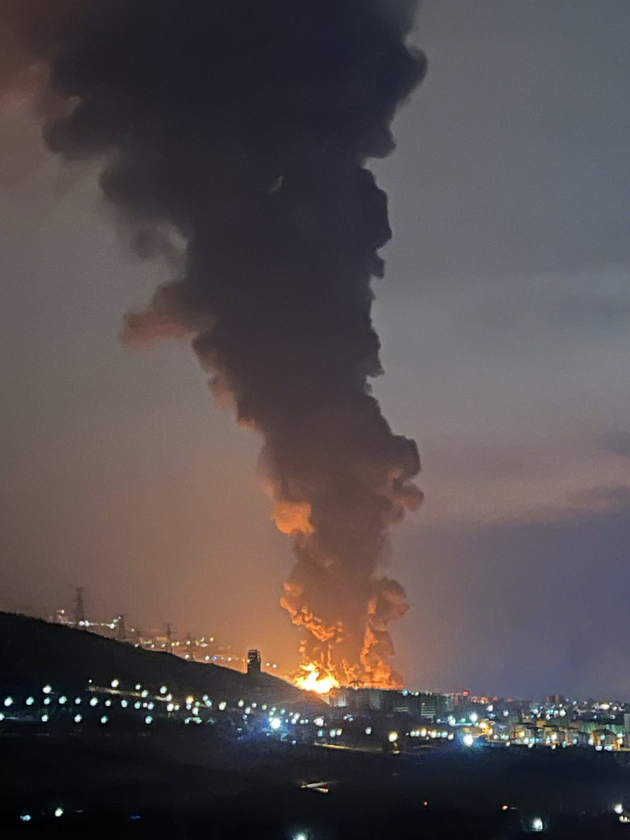 Western Tehran,
#Tehran Province, #Iran
Source believes it was the Shahran Oil Depot
