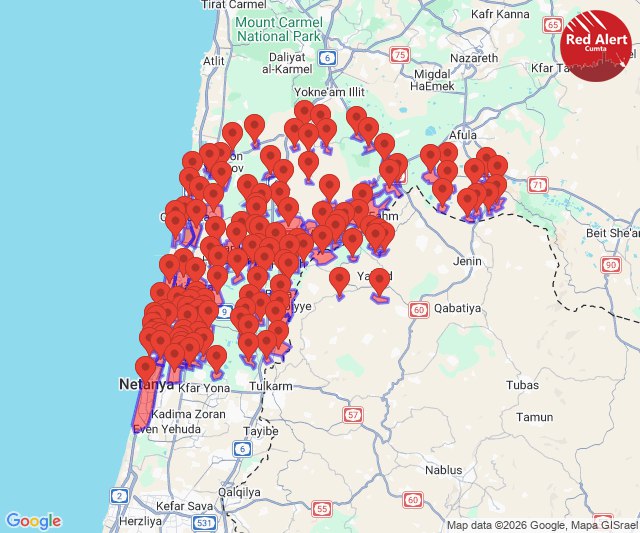 Se activaron sirenas en Israel tras lanzamientos de misiles balísticos de Irán