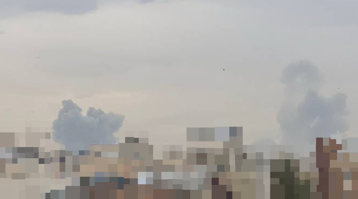 الآن - (0341Z) 14 انفجارًا في شمال أصفهان #محافظة_أصفهان #إيران