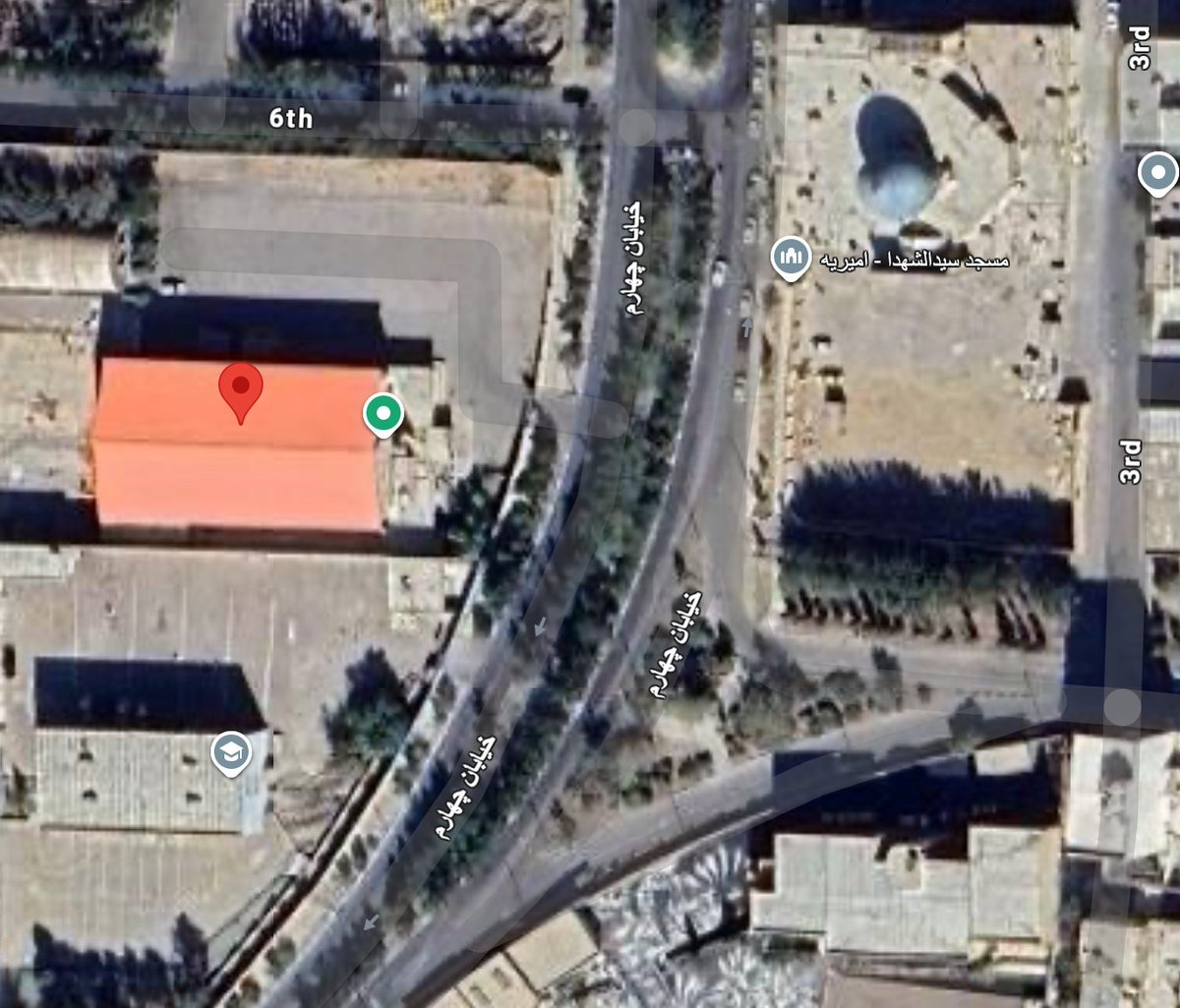 A sports complex in Isfahan, Iran, used by IRGC and Basij forces, was reportedly targeted and completely destroyed in an early morning blast.