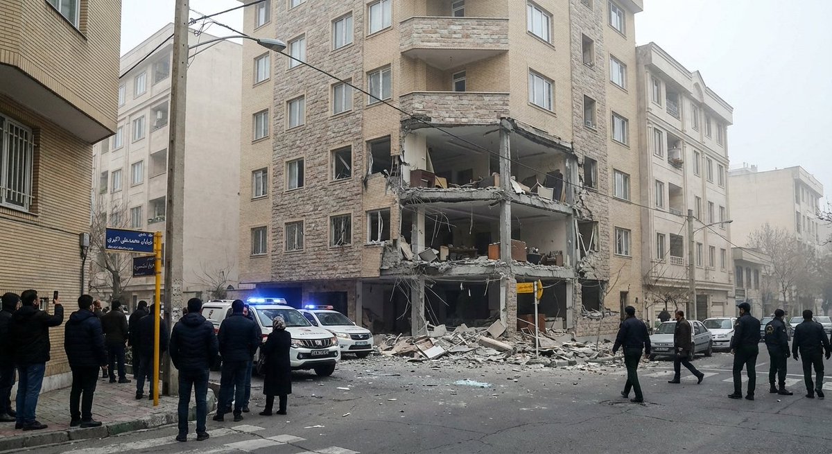 Seven were killed in a targeted assassination strike on a residence in Tehran early this afternoon.