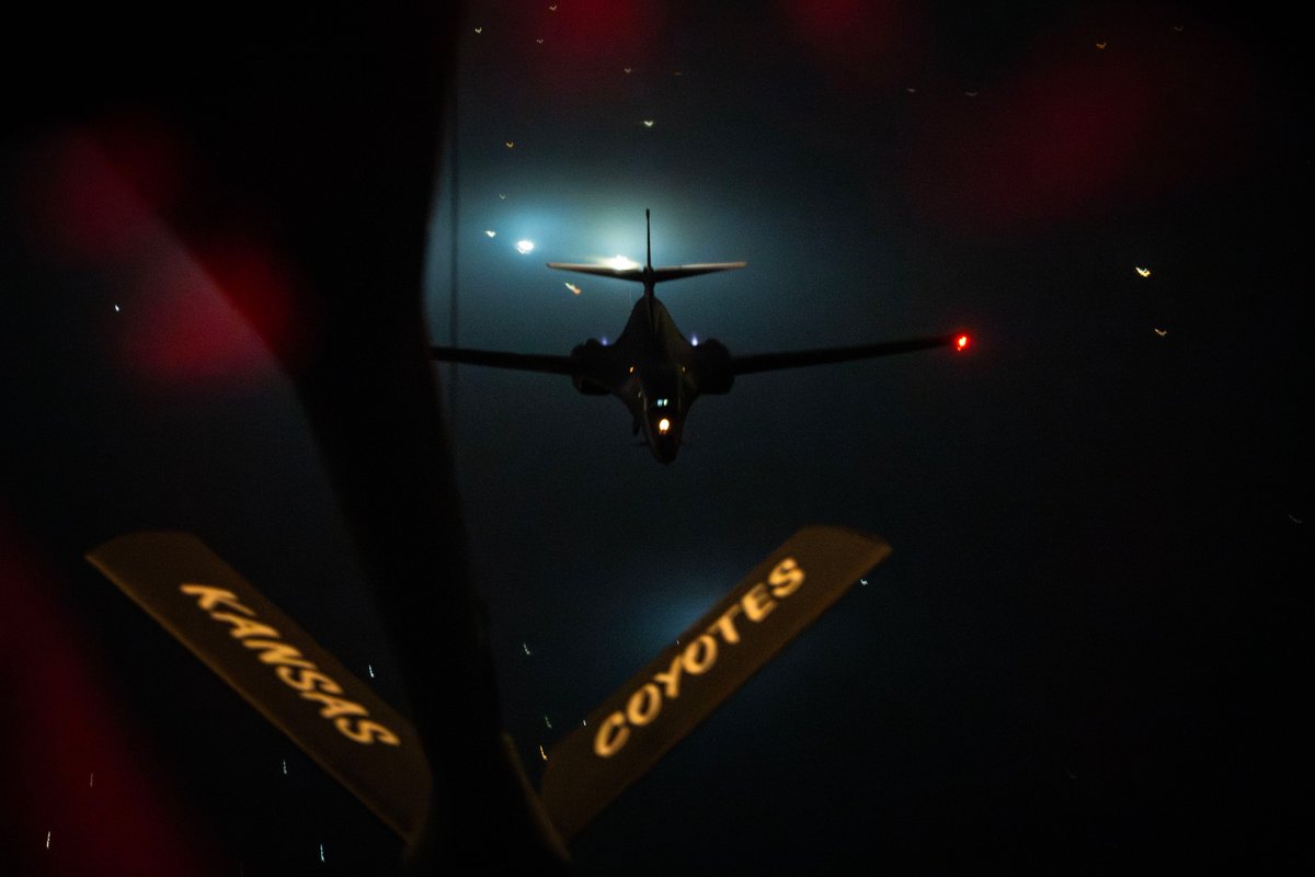 B-1B Lancers – capable of carrying a payload of 75,000 pounds – have operated over the Middle East in support of Operation Epic Fury. Nicknamed the BONE, B-1Bs hold world records for speed, payload and range.