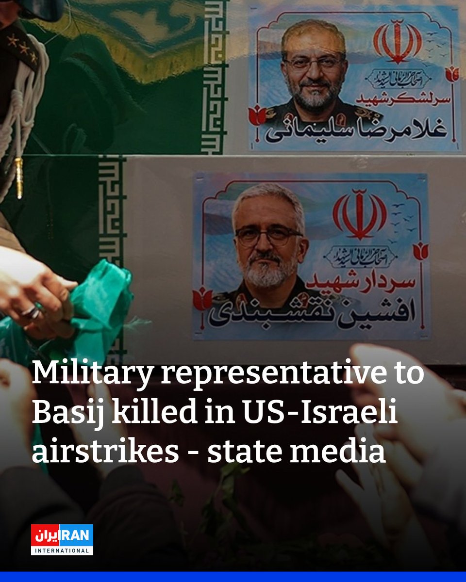 https://x.com/IranIntl_En/status/2034581129974423825 Tweet citado de @IranIntl_En: Afshin Naghshbandi, el representante del Estado Mayor de las Fuerzas Armadas en la fuerza paramilitar Basij…