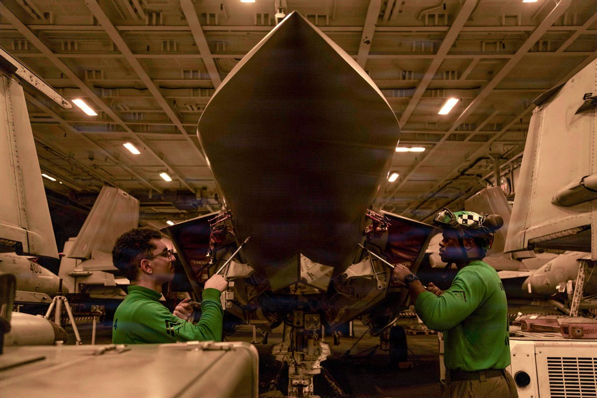 U.S. Navy aircraft have been well maintained through thousands of work hours performed by dedicated service members on top of their game during Operation Epic Fury.
