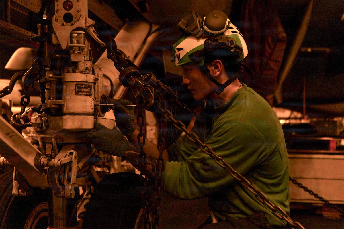 U.S. Navy aircraft have been well maintained through thousands of work hours by dedicated service members during Operation Epic Fury.