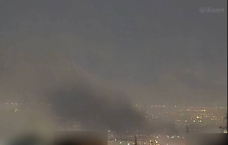 Smoke was observed from the direction of Dadman Boulevard in Tehran, according to a report on social media.