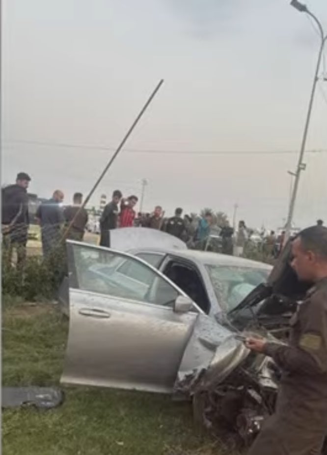 The car that kidnapped the American journalist @shellykittleson had an accident, one terrorist was arrested, the rest got another car and run away with Shelly