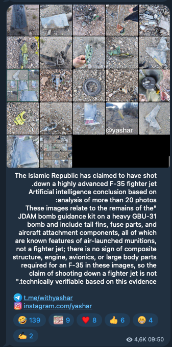 Whoever this guy is, is no one but a meathead, "GBU-31"? You fucking kidding? A bomb with a vertical stabilizer?