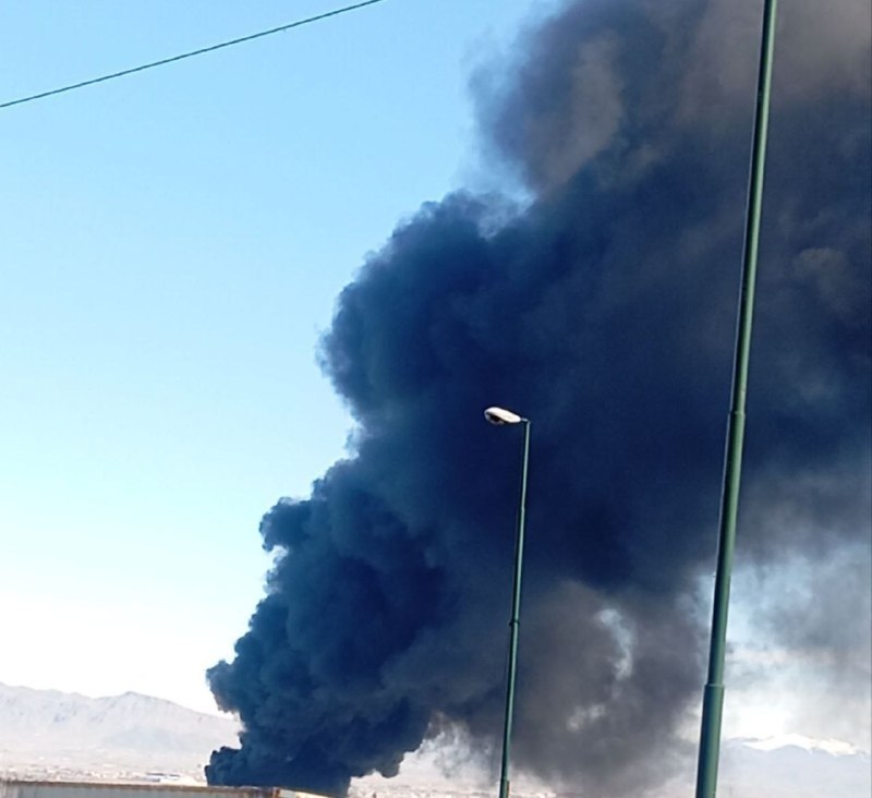 Earlier @ 0530Z -
Military site targeted in Qaramalak area west of Tabriz.
(Via @Vahid)
East Azerbaijan Province, #Iran