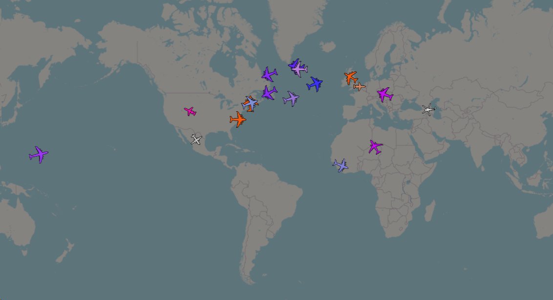 No, your eyes are not playing tricks. There really are more satcom (ADSC) aircraft on the map.
Tweaking things and seeing a nice bump in numbers. More work from more folks to come.
Jump to all these maps from here: https://tbg.airframes.io/dashboard/map