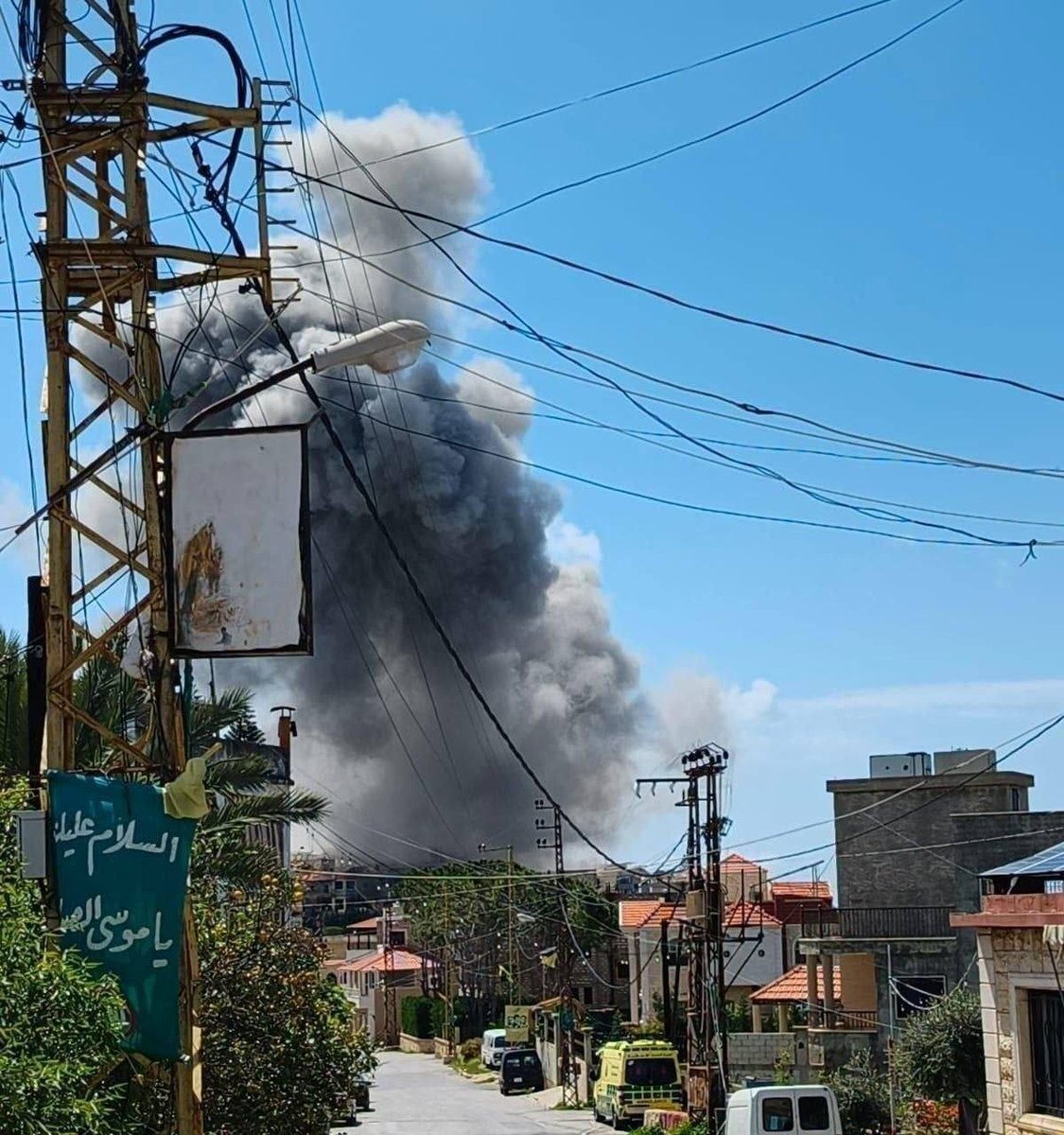 Reports of airstrikes targeting Hezbollah terror positions across southern Lebanon.