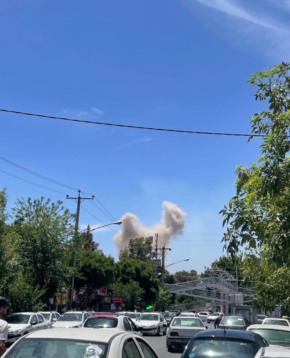 An unexploded ordnance detonated in Shiraz, Fars Province, Iran, possibly during EOD operations; no official statement has been released.