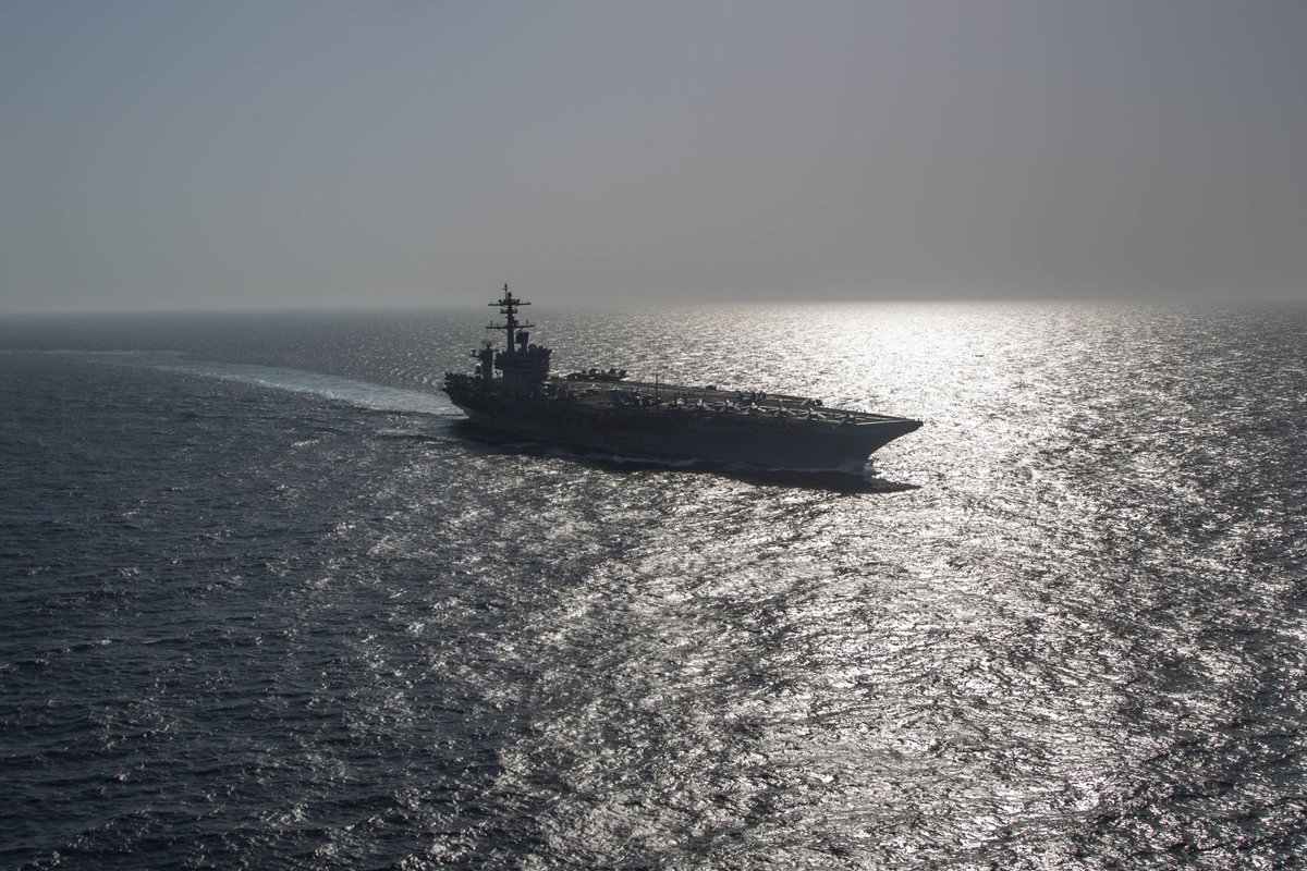 CENTCOM reports USS Abraham Lincoln is enforcing a U.S. blockade against Iran in the Arabian Sea, redirecting 65 commercial vessels and disabling 4.