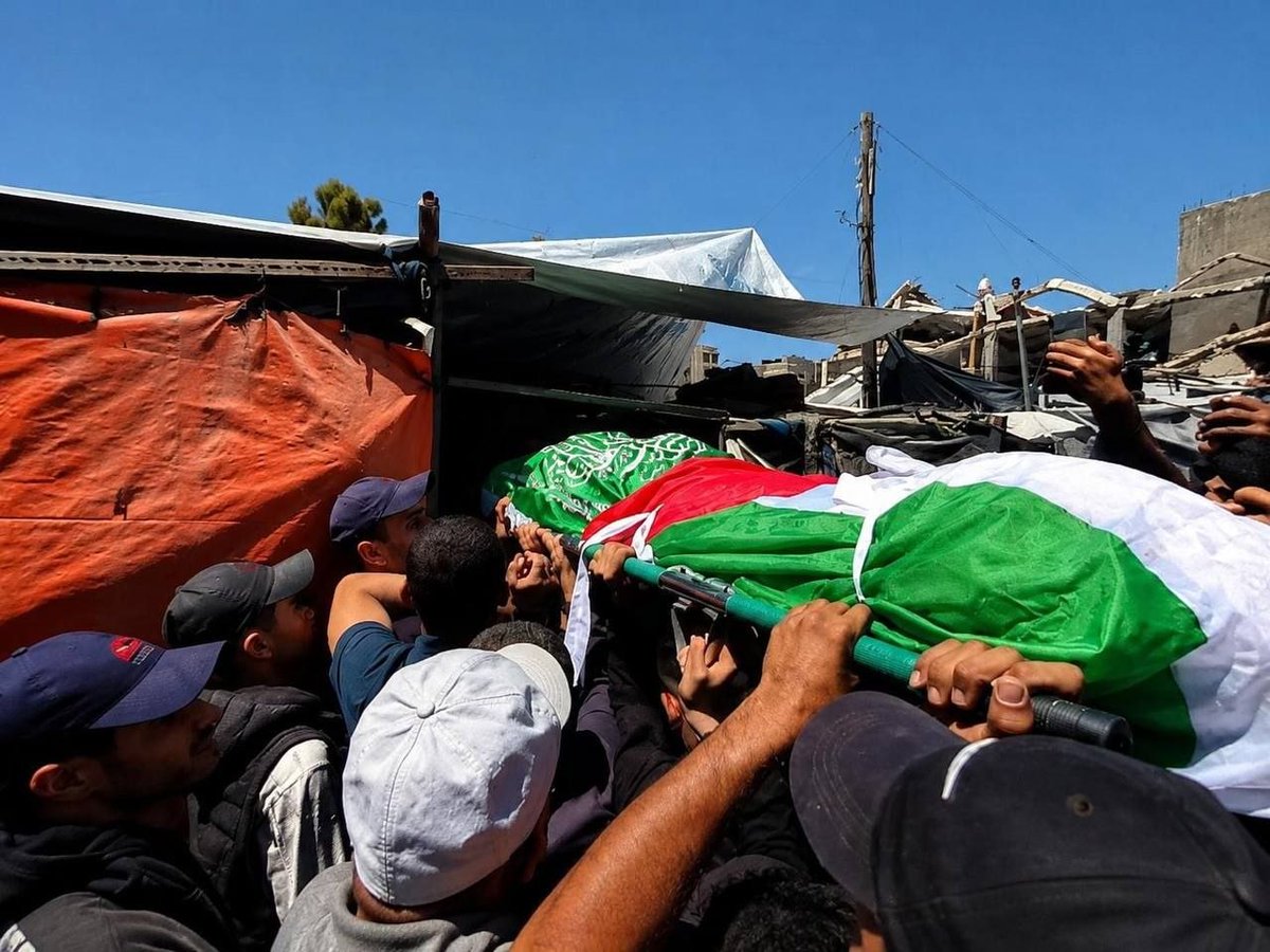 The funeral for Hamas leader in the Gaza Strip, Izz al-Din al-Haddad, has begun, according to Palestinian media.