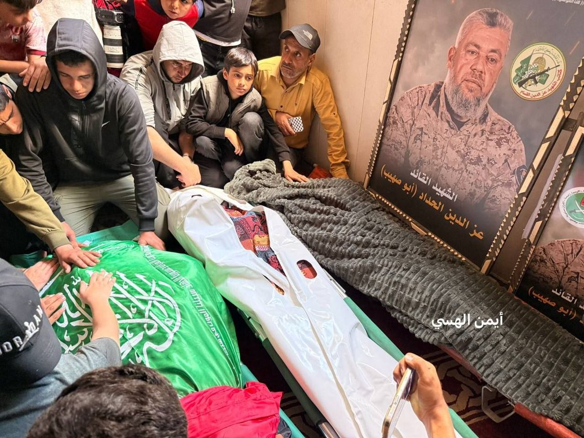 The funeral for Hamas leader Izz al-Din al-Haddad in the Gaza Strip has begun, per Palestinian media reports.