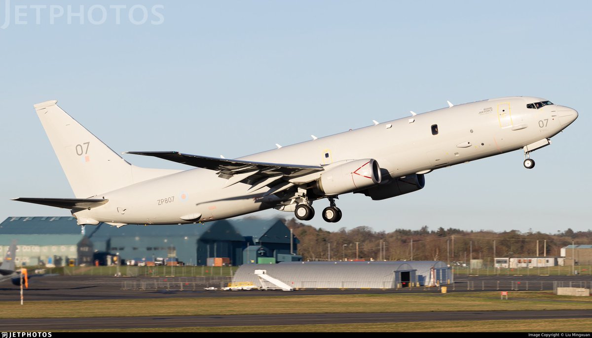 #RAF Royal Air Force
Boeing Poseidon MRA.1 2x
#43C91E ZP807 - RAFAIR 7046
#43C91A ZP803 - RAFAIR 7042
RAFAIR 7046 departed RAF Lossiemouth this evening for a North Atlantic patrol. RAFAIR 7042 is already on station and operating over the Atlantic.
@MATA_osint @flightradar24