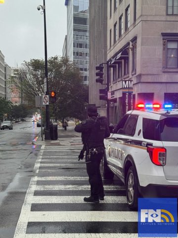 Police have set up a perimeter around the scene of a shooting near the White House.