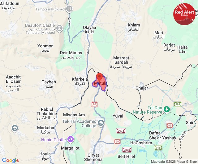 Sirens sounded in Metula, Israel, on June 1, 2026, as Hezbollah appeared to react to U.S. President Donald Trump's recent remarks.