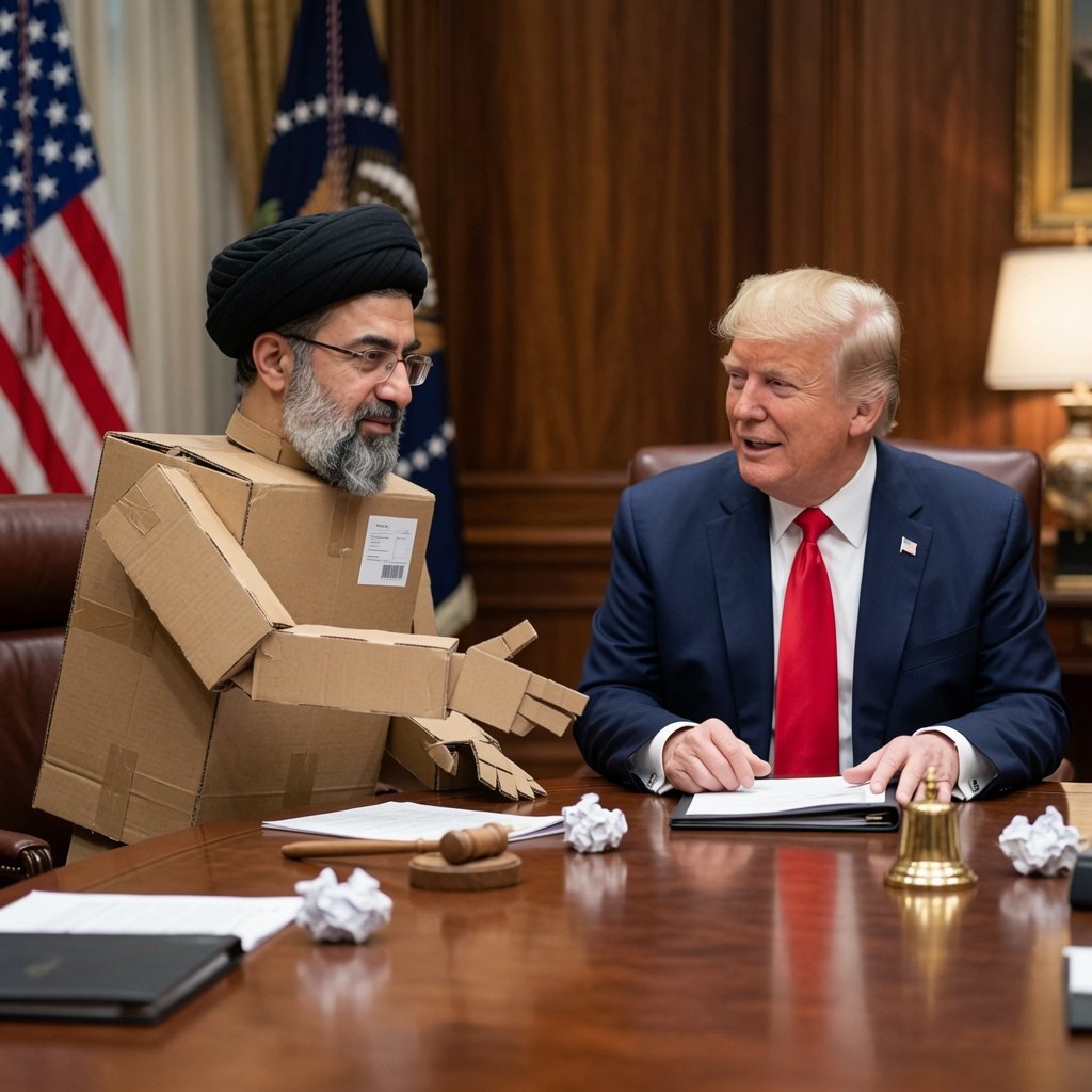 President Trump states that Iran's Supreme Leader, the Ayatollah, is personally participating in negotiations.