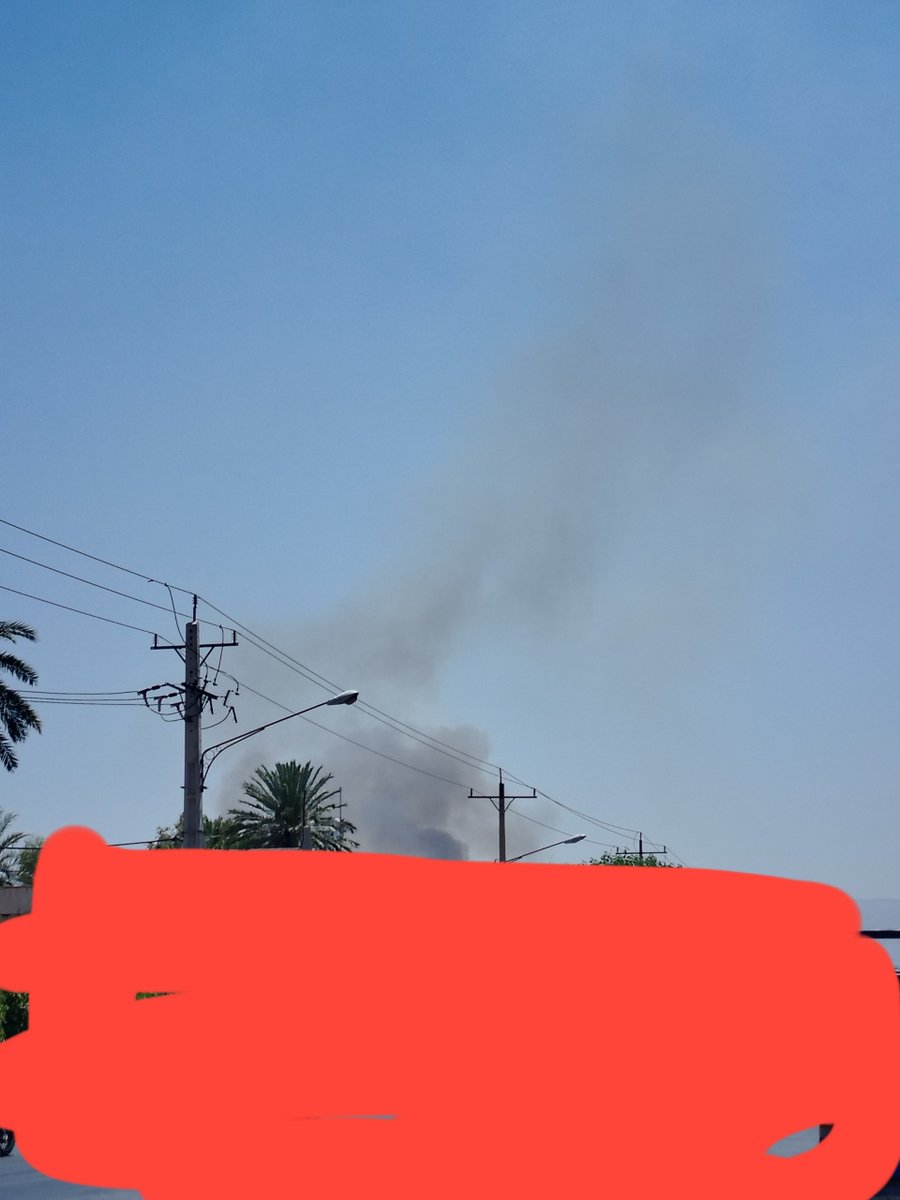 Fire near the Shiraz Airbase
Fars Province, #Iran