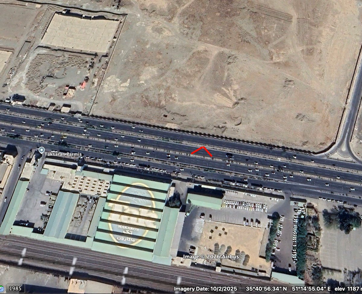 A satirical tweet by Shin (@hey_itsmyturn) depicts a Tomahawk missile heading toward Tehran on February 28, 2026, calling it the first day of a war.