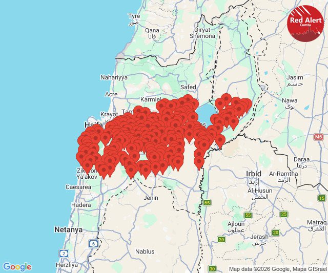 A Tzeva Adom (Red Alert) warning was activated in northern Israel on June 7, 2026.