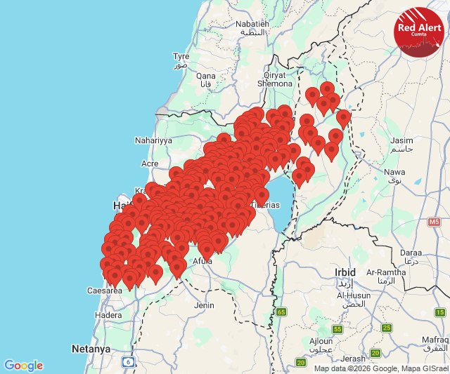 A Code Red rocket alert was sounded again in northern Israel on June 7, 2026.