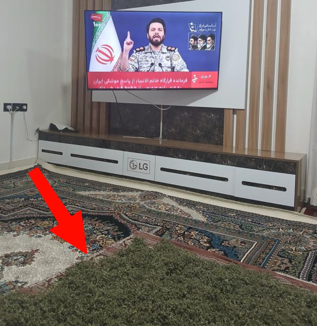 A satirical post contrasts the IRGC's digital propaganda with the uncomfortable household quiet that descends when a regime loyalist appears on TV.