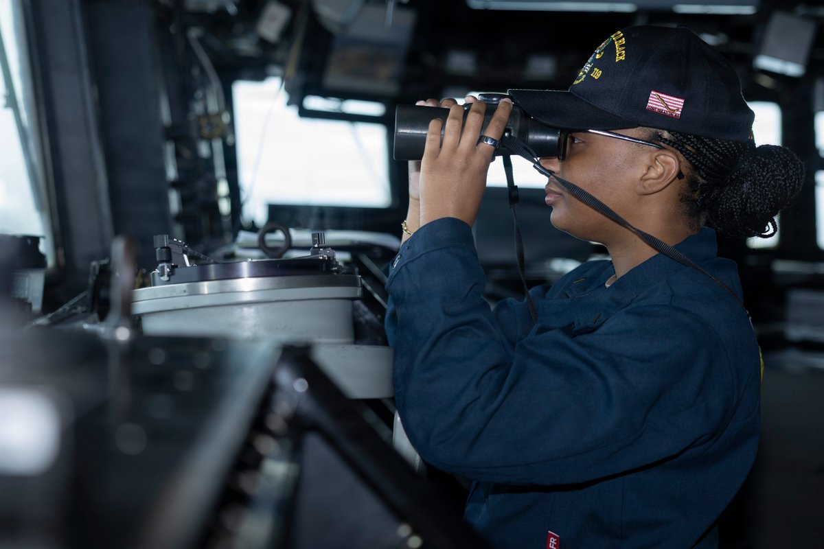 U.S. Navy warships and air assets continue to patrol regional waters enforcing the blockade against Iran. As of today, U.S. forces have redirected 136 commercial vessels and disabled 9 to ensure compliance.