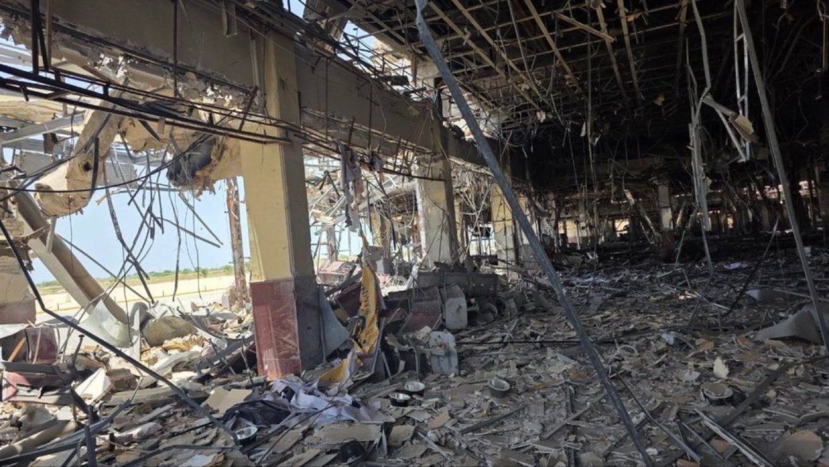 Iran's Bushehr International Airport destroyed and out of service.