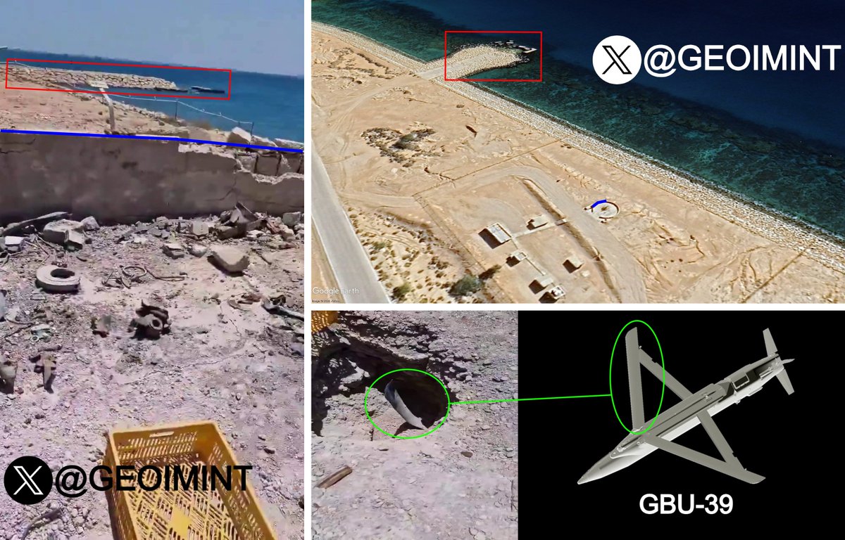Geolocation Shows Iranian ZU-23-2 Anti-Aircraft Gun Hit by GBU-39 Bomb