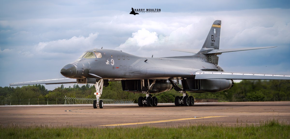 B-1B 'Whiskey Pete' Flies Fourth Sortie of the Day from RAF Fairford