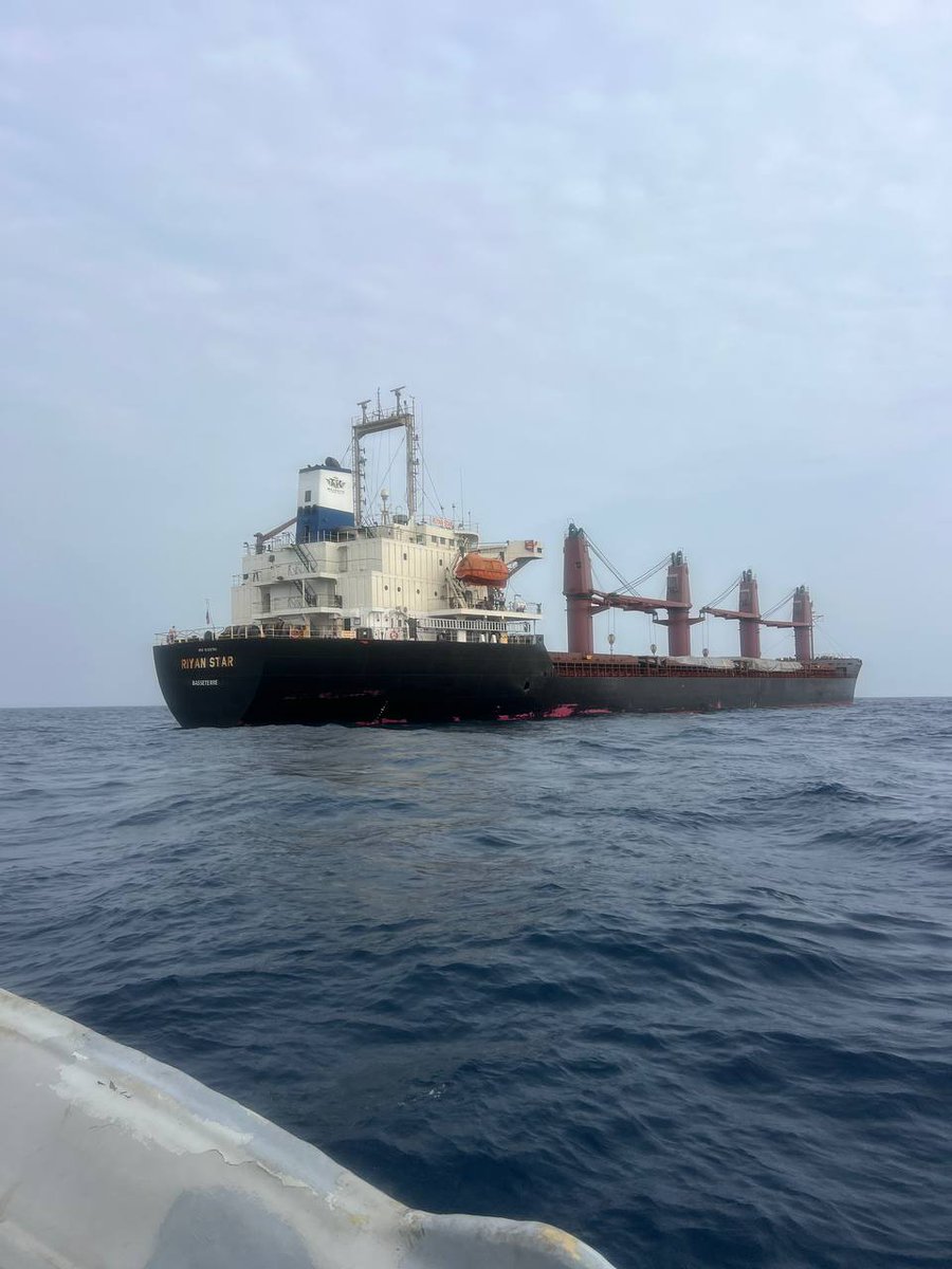 Aug 20, 2026 [was hit on Aug 19th]
RIYAN STAR vessel
(Exclusive | Do not watermark)