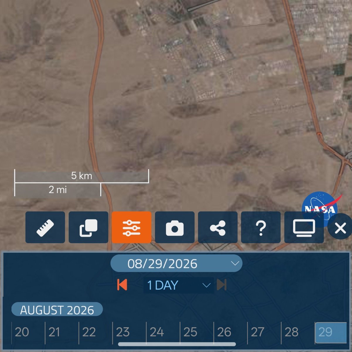 https://firms.modaps.eosdis.nasa.gov/map/#d:2026-08-20;l:fires_all,countries,earth;@51.51,32.78,10.62z
Frims shows no activity at the refinery since the 27th