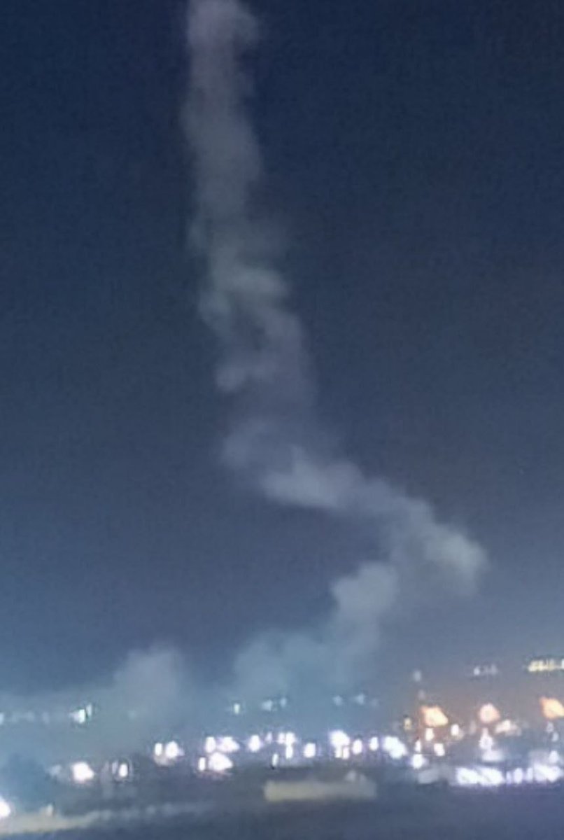 Update:
Khomein blast was due to a failed BM launch.
2nd image: Not mine. (seemingly mount Boujeh)