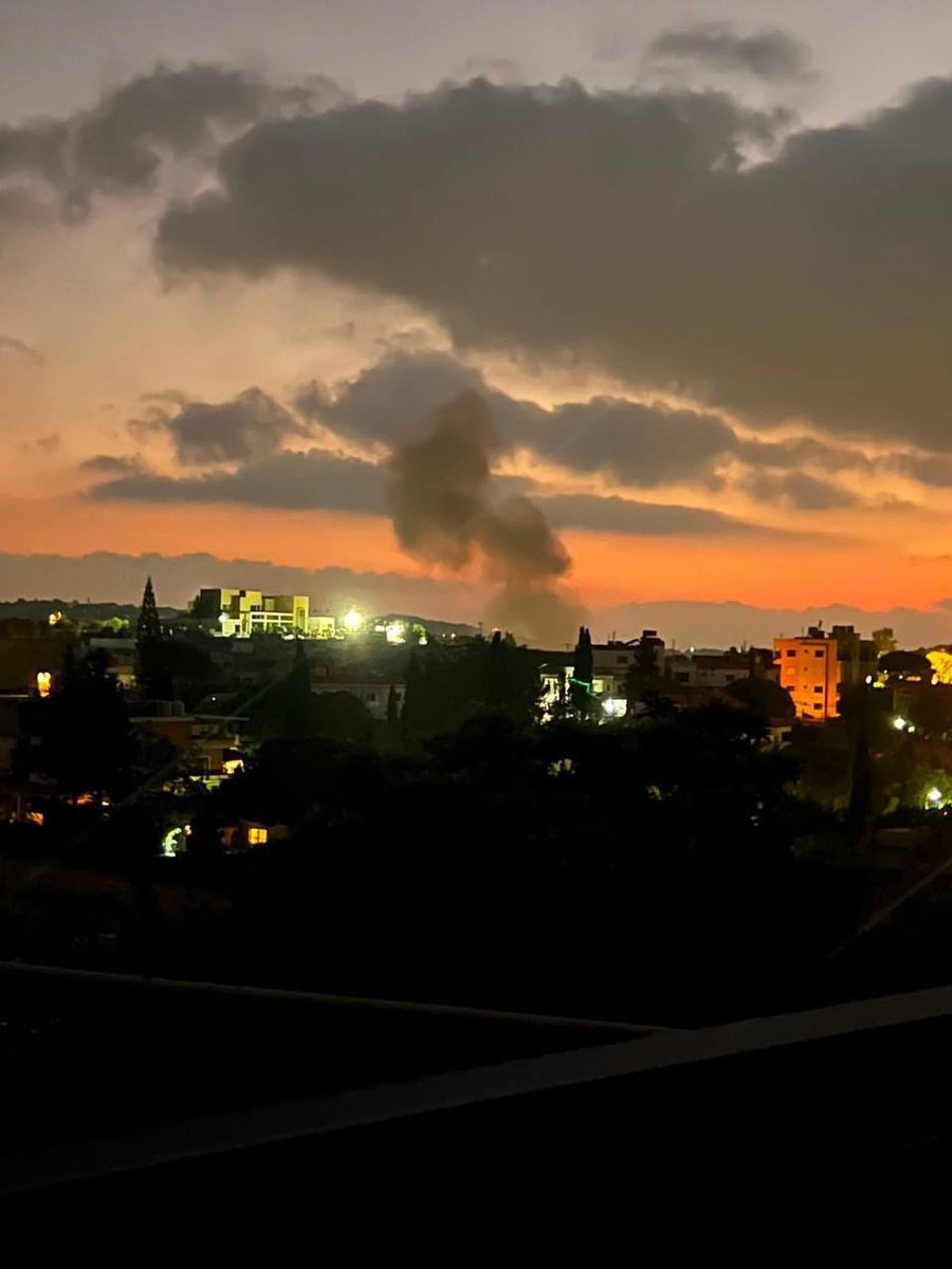 IAF Conducting Airstrikes on Nabatieh and Ali Taher, Post Says