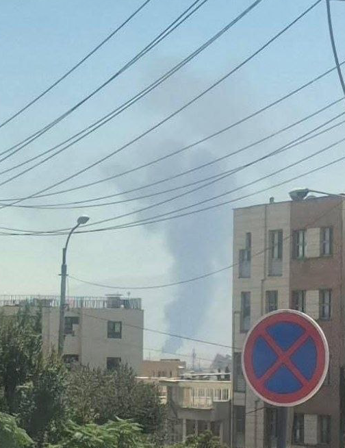 الإبلاغ عن عمود دخان مجهول المصدر في شيراز