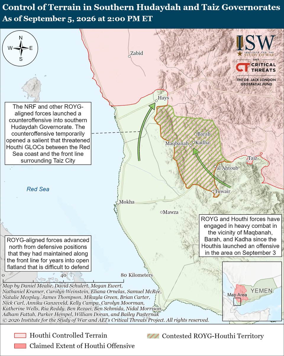 Retweeted by @hey_itsmyturn from @TheStudyofWar: MORE: The Houthis exploited military…