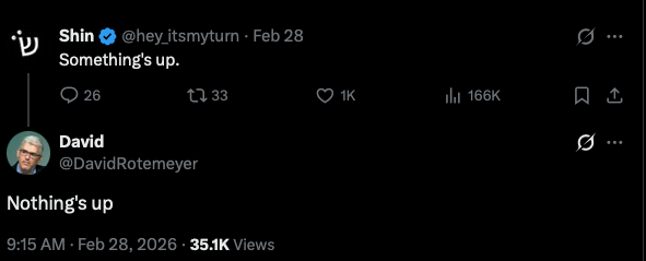 Shin Shares a Brief “Still My Favorite” Comment