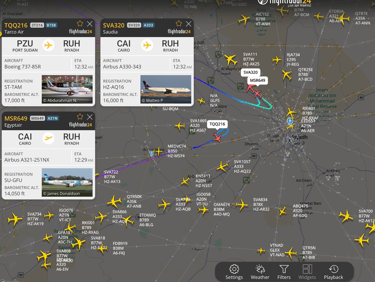 Riyadh Airport Air Traffic Reportedly on Hold