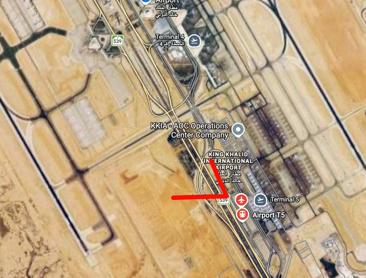 Smoke Appears Near Riyadh Airport in Saudi Arabia