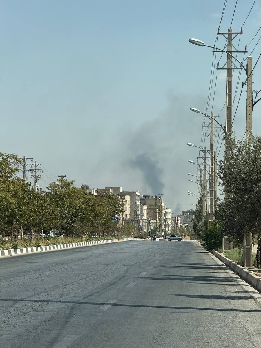 Smoke Pillar Seen in Shiraz; No Blast Heard
